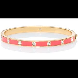 Kate Spade Coral Enamel Bangle